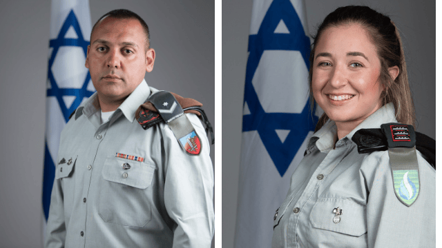 סרן שיר רפאלוף ורס"ב כפיר סבג