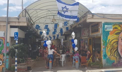 אחד המוקדים. השוק העירוני הישן אחד המוקדים. השוק העירוני הישן