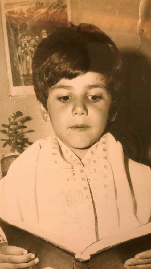 כאכון בילדותו. "היה חשוב להוריי שנלמד טוב" (פרטי) כאכון בילדותו. "היה חשוב להוריי שנלמד טוב"