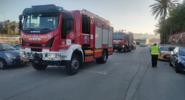 כיבוי אש והצלה במפעל קוקה קולה חיפה