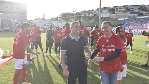ירון הוכנבוים וסגן ראש העיר אלכס גדלקין