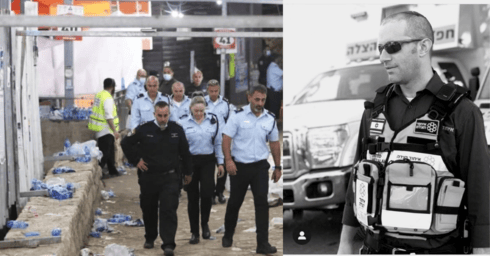 אבי מרכוס (מימין), זירת האירוע (צילום: אבי מרכוס - צילום: באדיבותו; זירת האסון - צילום: גיל נחושתן) אבי מרכוס (משמאל), זירת האירוע
