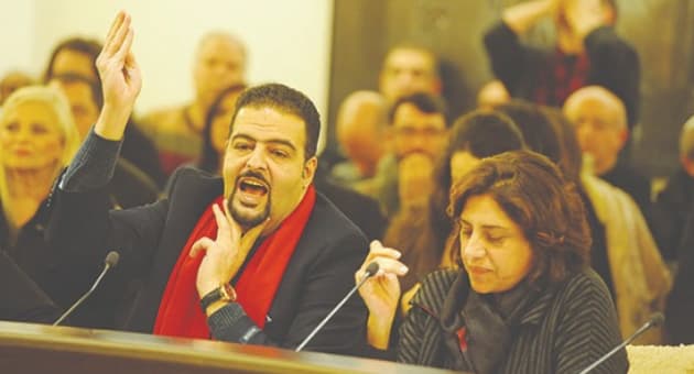 חברי סיעת חד"ש רג'א זעאתרה