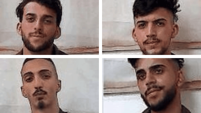 חלק מהחשודים שנעצרו חלק מהחשודים שנעצרו