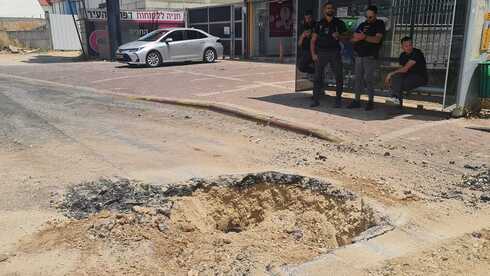 נפילה בנתיבות. משמעת התושבים מנעה פגיעות בגוף