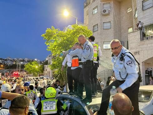 זירת האירוע (צילום: לירן תמרי) זירת האירוע בגבעת זאב