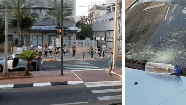 זירת התאונה