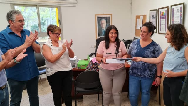 שני דוידי בטקס מינויה לקבוצת המנהיגות של צהלה שני דוידי בטקס מינויה לקבוצת המנהיגות של צהלה