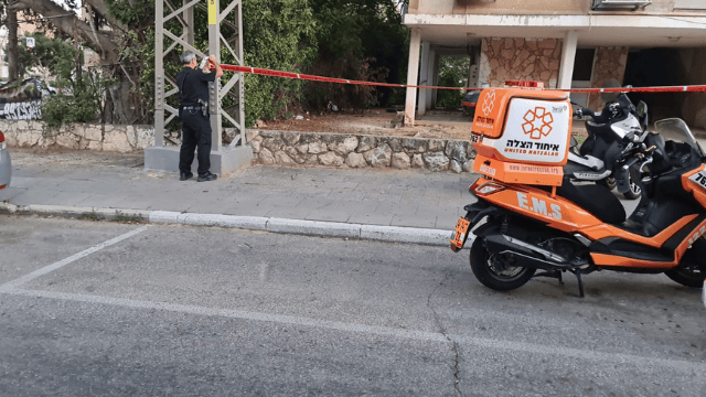 מזירת הדקירה בבת ים