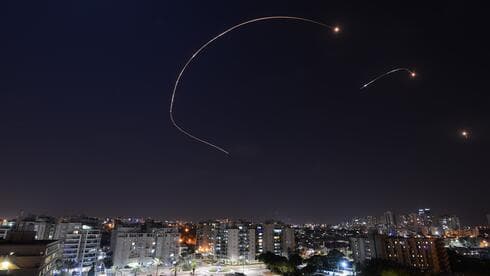יירוט של כיפת ברזל (צילום ארכיון: אבי רוקח) יירוט של כיפת ברזל