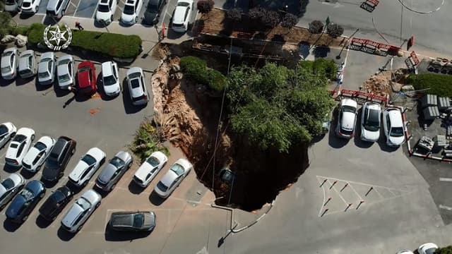 קריסת החניון בשערי צדק