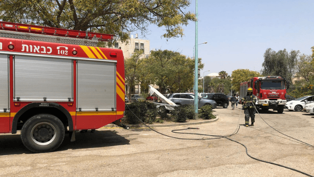 שרפה בגן ילדים בבאר שבע