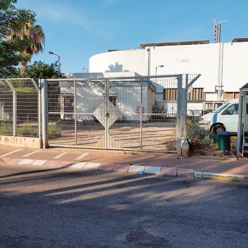 השטח בו מתוכנן לקום המבנה 
