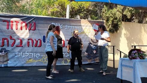 אירוע הוקרה ליעקב יעל בבית ספר שיפר (צילום: באדיבות ועד ההורים) אירוע הוקרה ליעקב יעל בבית ספר שיפר