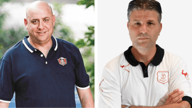 אהרון ושרצקי. לא קיבלו תשובות מספקות בכיכר ספרא (צילום: באדיבות מחלקת המדיה של הפועל ירושלים ) אהרון ושרצקי. לא קיבלו תשובות מספקות בכיכר ספרא
