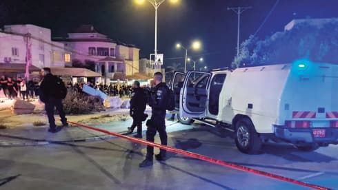 זירת רצח בערערה (דוברות המשטרה) זירת רצח בערערה