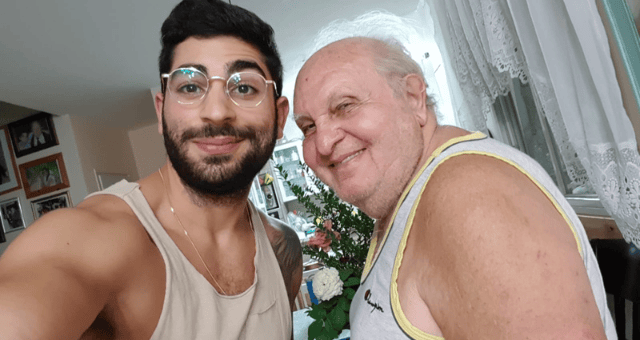 יצחק נאה ונכדו אושרי ארביב