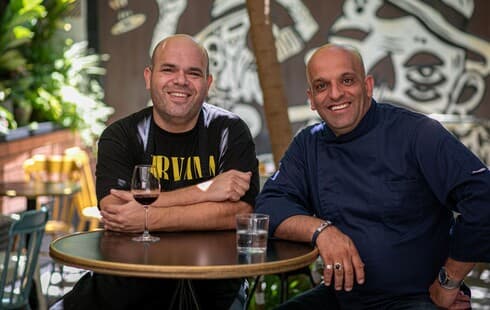 השפים רמי אבו ליל ועינב אזגורי