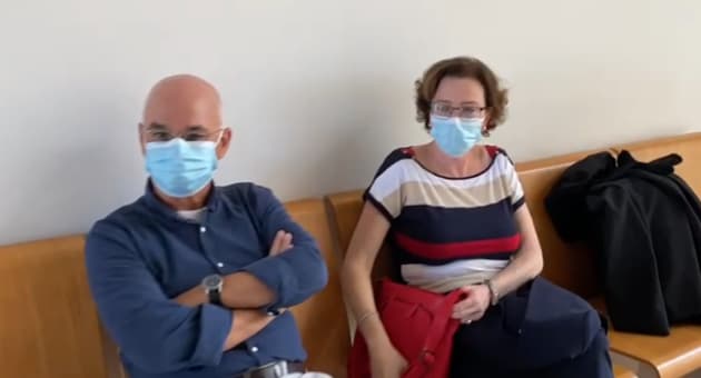ראש העיר עינת קליש וסגנה נחשון צוק בבית המשפט