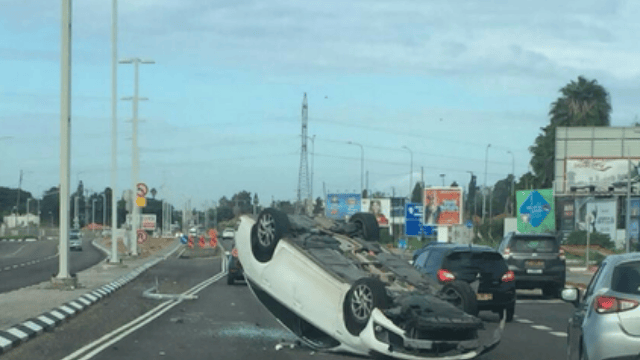 תאונת דרכים ברחוב הבריגדה היהודית