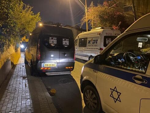 זירת האירוע בבאר שבע