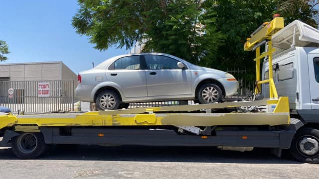 הרכב שנתפס