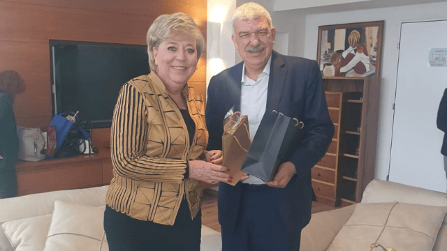 שגריר מרוקו בלשכתה של ראש עיריית נתניה שגריר מרוקו בלשכתה של ראש עיריית נתניה