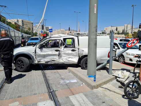 זירת התאונה 