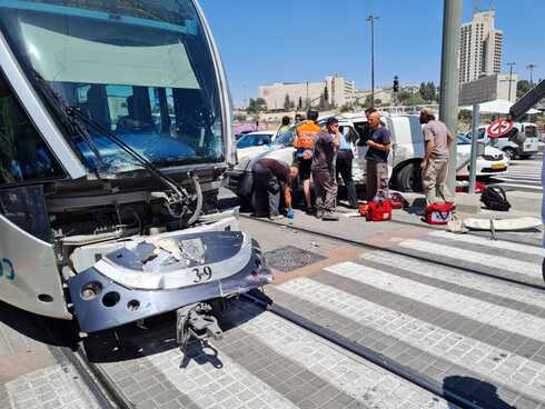 זירת התאונה 