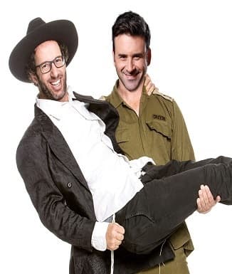 גיא לואל וארז שלם. "זוג משמים" (צילום: יח"צ) גיא לואל וארז שלם. "זוג משמים"