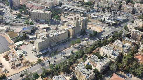 כך ניראית טחנת הקמח של ירושלים ממבט על