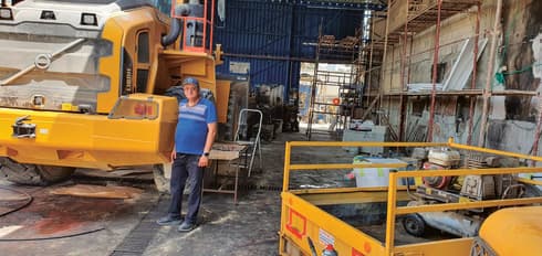 סליבא במוסך שנשרף. "חוסר ביטחון"
