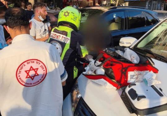זירת התאונה בחיים עוזר