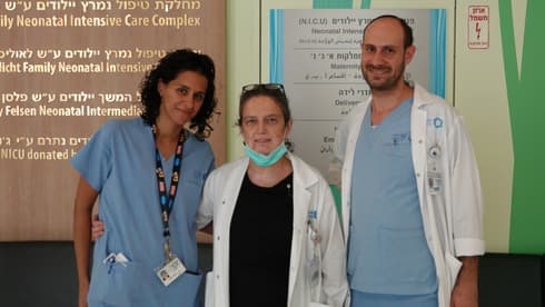צוות החוקרים מאגף נשים בשערי צדק, ד"ר משגב רוטנשטרייך, פרופ' סורינה גריסרו וד"ר רותם רעות (צילום: שערי צדק) צוות החוקרים מאגף נשים בשערי צדק, ד"ר משגב רוטנשטרייך, פרופ' סורינה גריסרו וד"ר רותם רעות.