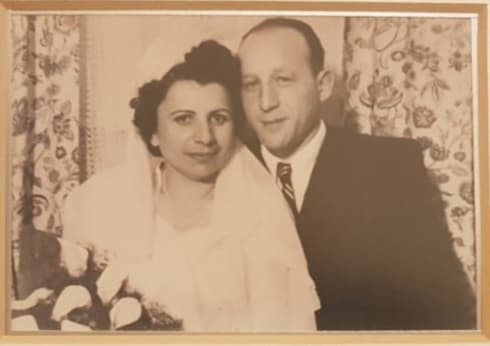אידה ושייקה ביום חתונתם