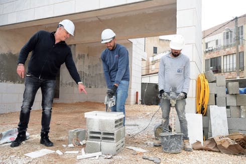 בנייה בקריות גם בתקופת הקורונה, מרץ 2020