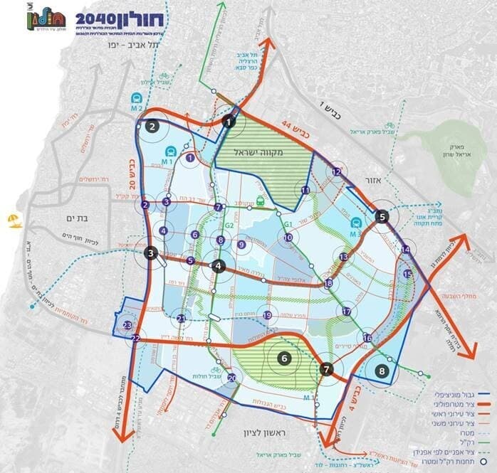 תכנית המתאר (באדיבות גוטמן אסיף אדריכלים) תכנית המתאר