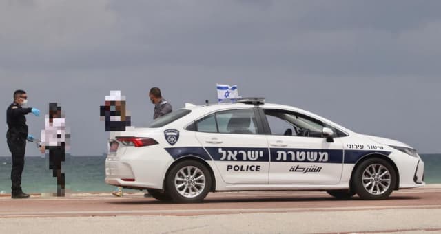 חוף הבתולה בקרית ים, אפריל 2020