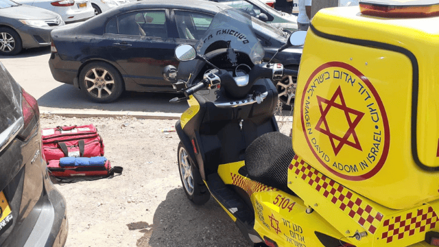 זירת האירוע במועצת שדות נגב