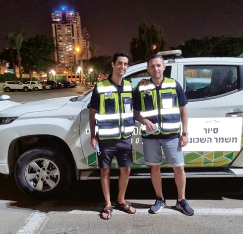 מתנדבי משמר השכונה. הפיילוט עובר לרמות