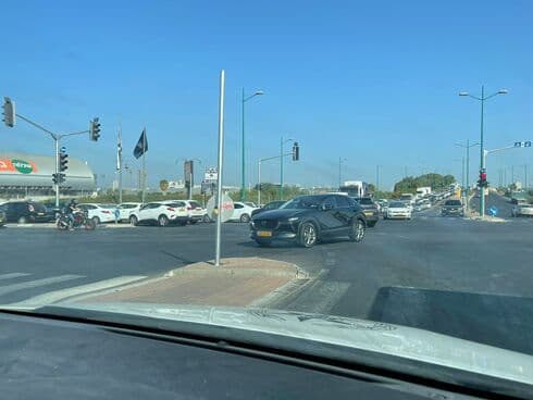 פקק צומת העיפרון פתח תקוה 