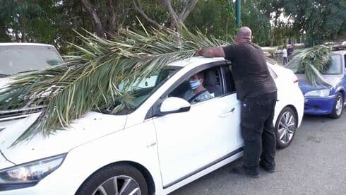 עד גמר המלאי. מעמיסים סכך