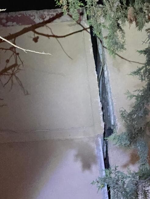 הסדק בבניין ברמת אליהו