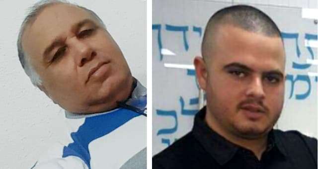 "החלום של כולנו התנפץ". מאור ז"ל (מימין) ואביו יוסי בן חיים