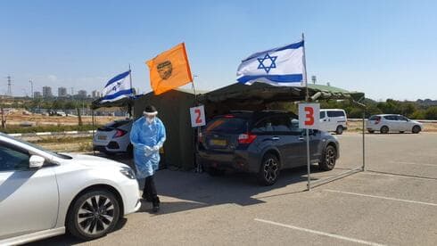 מתחם בדיקות קורונה ראשון לציון