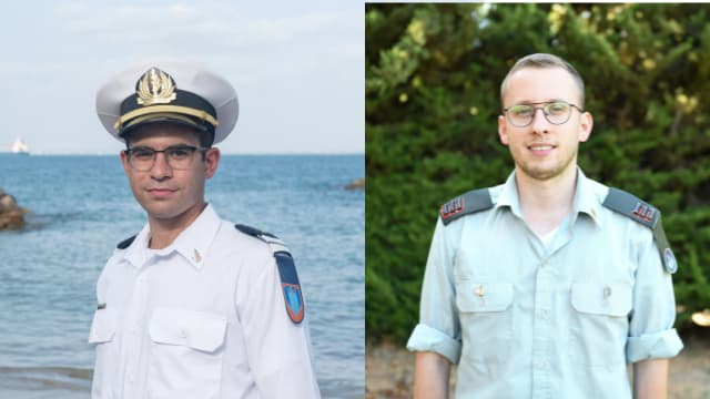 סרן אריאל פרילינג וסגן עידן הררי