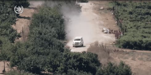 פשיטת המשטרה על שדה המריחואנה 
