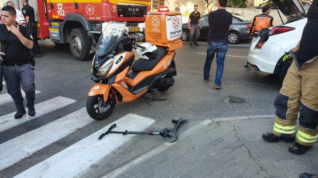 מזירת האירוע במודיעין