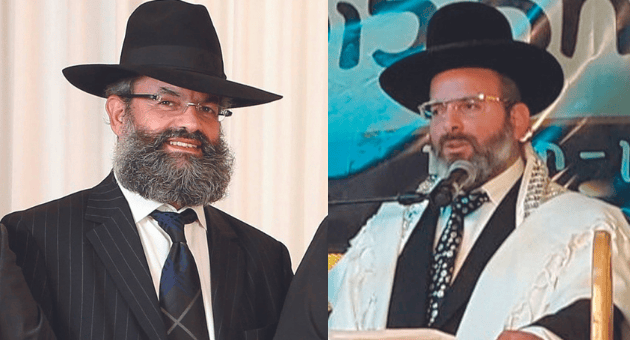הרב יצחק לוי (מימין) והרב דוד אבוחצירא