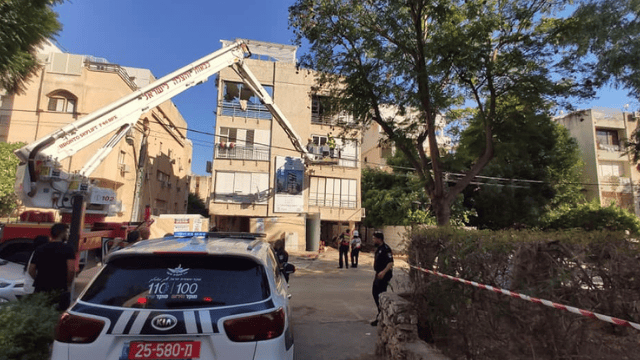 פינוי הדיירים מהבניין